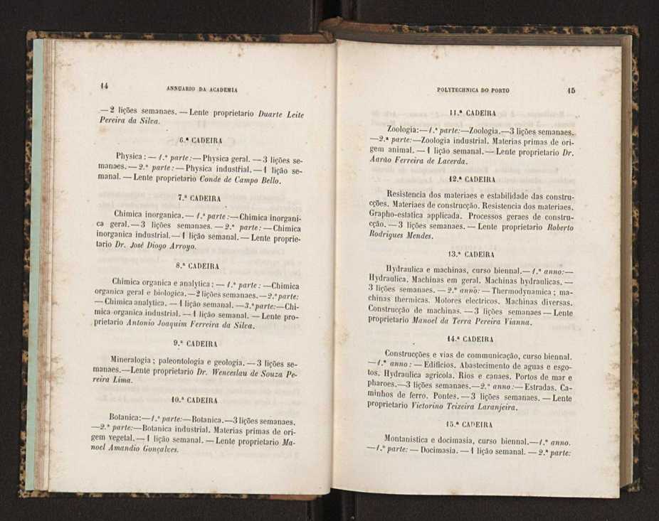 Annuario da Academia Polytechnica do Porto. A. 17 (1893-1894) / Ex. 2 10