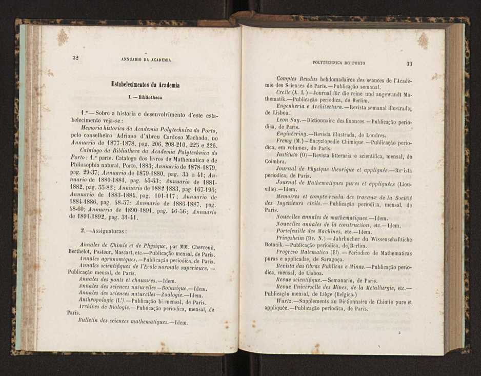 Annuario da Academia Polytechnica do Porto. A. 17 (1893-1894) / Ex. 2 19