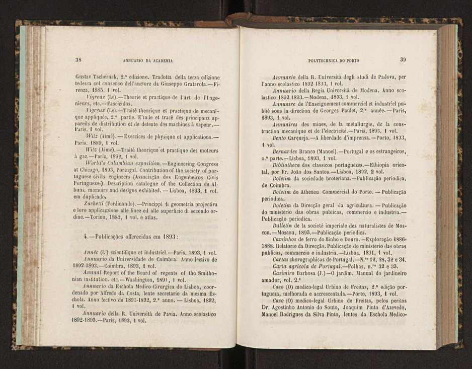 Annuario da Academia Polytechnica do Porto. A. 17 (1893-1894) / Ex. 2 22