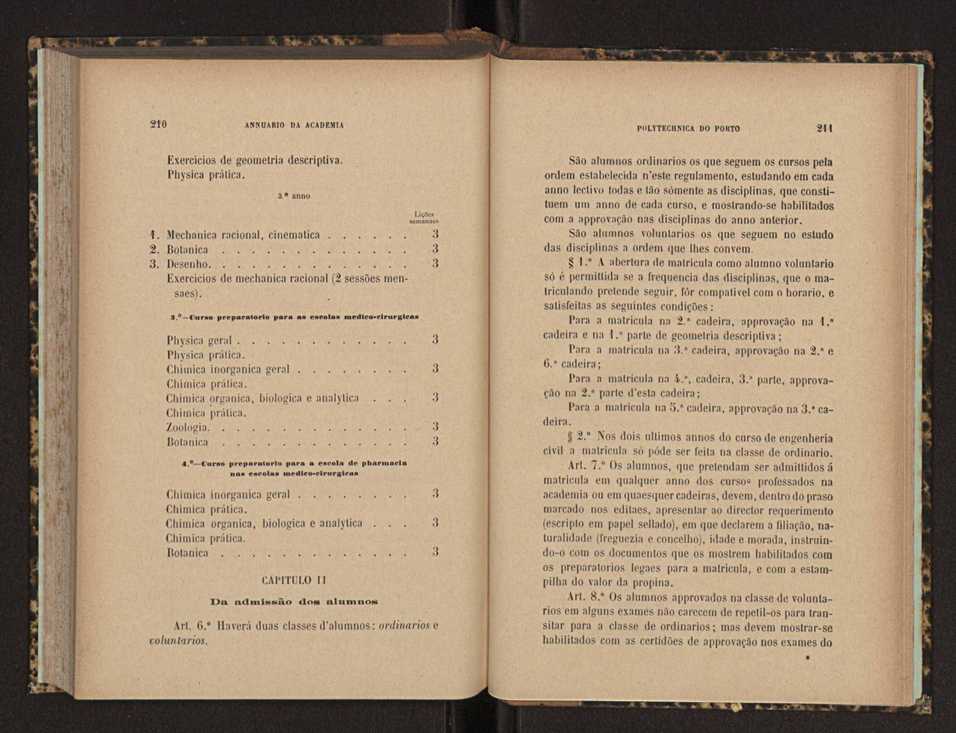 Annuario da Academia Polytechnica do Porto. A. 17 (1893-1894) / Ex. 2 110