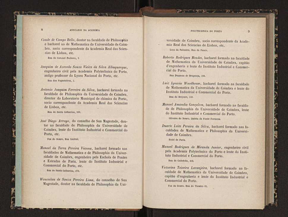 Annuario da Academia Polytechnica do Porto. A. 18 (1894-1895) / Ex. 2 6
