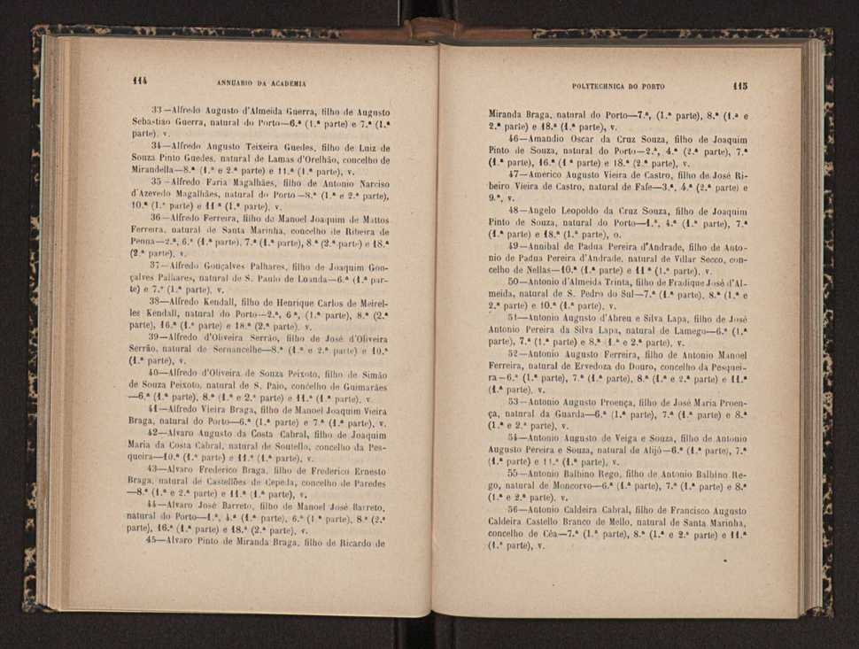 Annuario da Academia Polytechnica do Porto. A. 18 (1894-1895) / Ex. 2 59