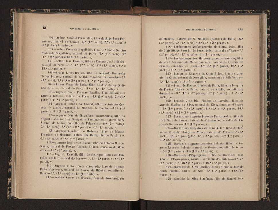 Annuario da Academia Polytechnica do Porto. A. 18 (1894-1895) / Ex. 2 62