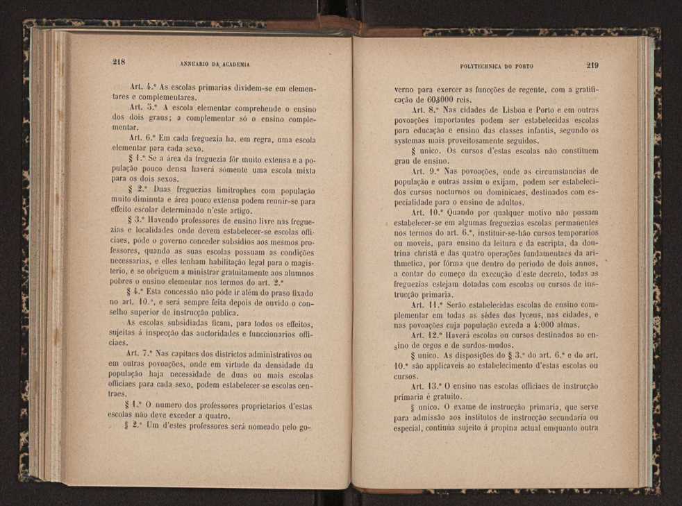 Annuario da Academia Polytechnica do Porto. A. 18 (1894-1895) / Ex. 2 111