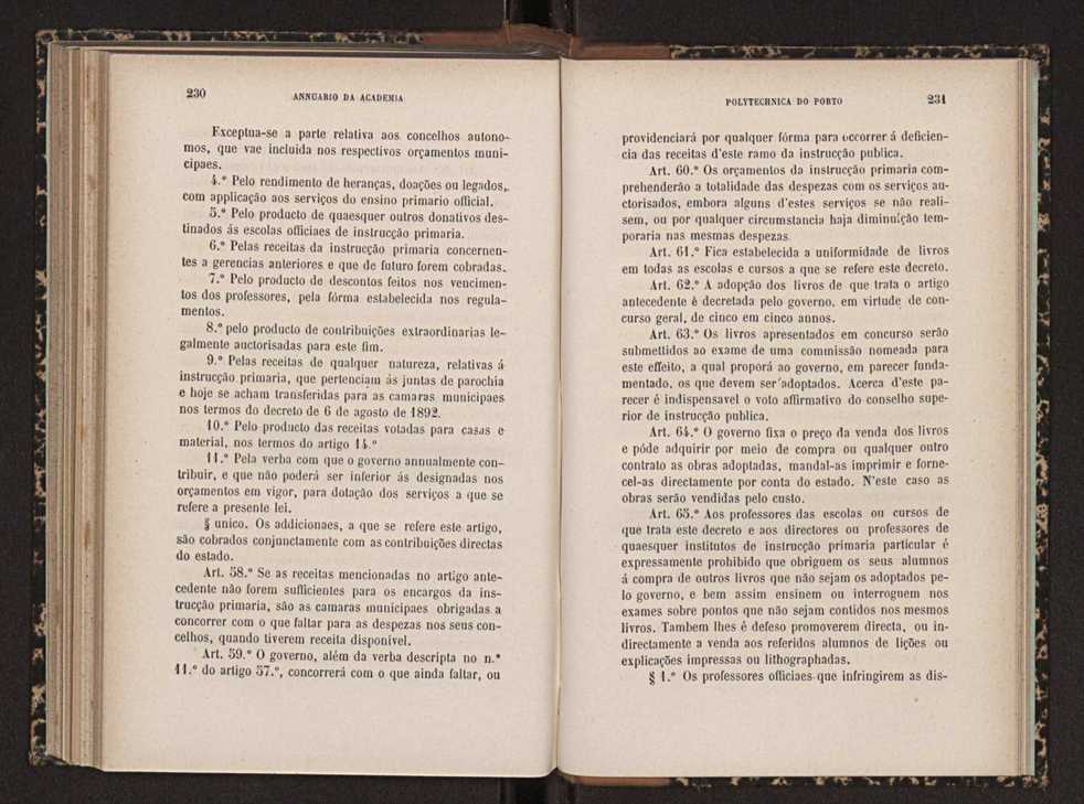Annuario da Academia Polytechnica do Porto. A. 18 (1894-1895) / Ex. 2 117