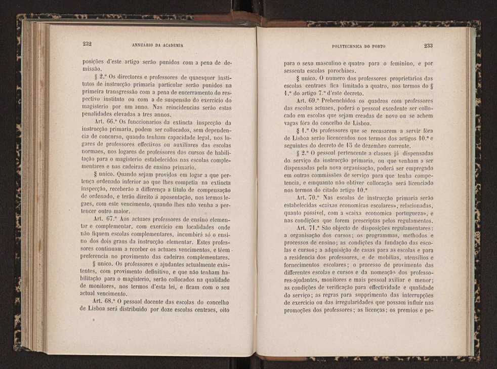 Annuario da Academia Polytechnica do Porto. A. 18 (1894-1895) / Ex. 2 118