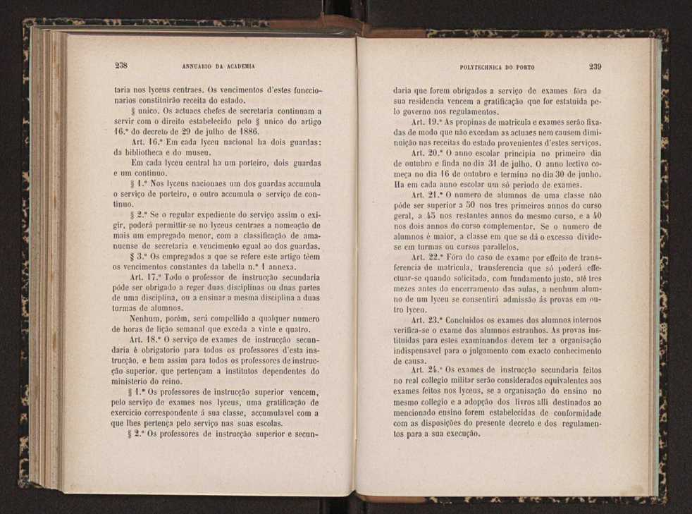 Annuario da Academia Polytechnica do Porto. A. 18 (1894-1895) / Ex. 2 121