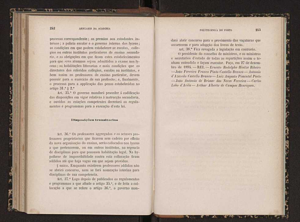Annuario da Academia Polytechnica do Porto. A. 18 (1894-1895) / Ex. 2 123