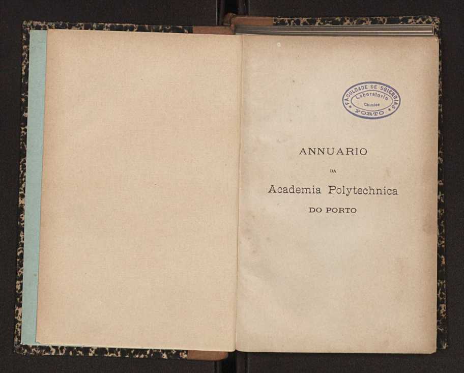 Annuario da Academia Polytechnica do Porto. A. 19 (1895-1896) / Ex. 2 2