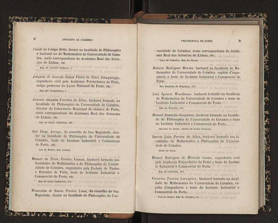 Annuario da Academia Polytechnica do Porto. A. 19 (1895-1896) / Ex. 2 6