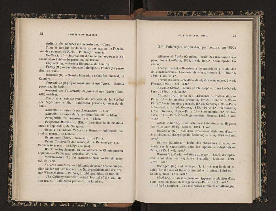 Annuario da Academia Polytechnica do Porto. A. 19 (1895-1896) / Ex. 2 18