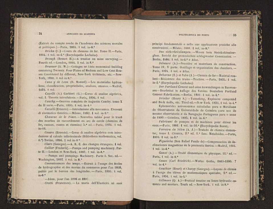 Annuario da Academia Polytechnica do Porto. A. 19 (1895-1896) / Ex. 2 19