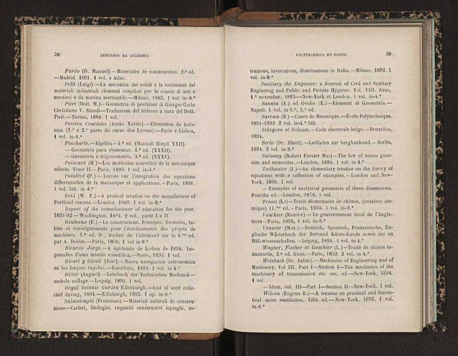 Annuario da Academia Polytechnica do Porto. A. 19 (1895-1896) / Ex. 2 21