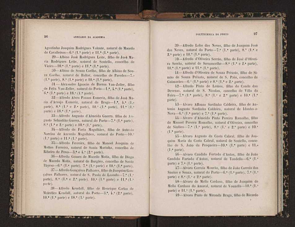 Annuario da Academia Polytechnica do Porto. A. 19 (1895-1896) / Ex. 2 50