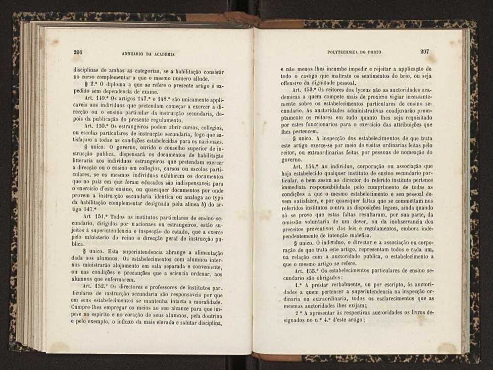 Annuario da Academia Polytechnica do Porto. A. 19 (1895-1896) / Ex. 2 106
