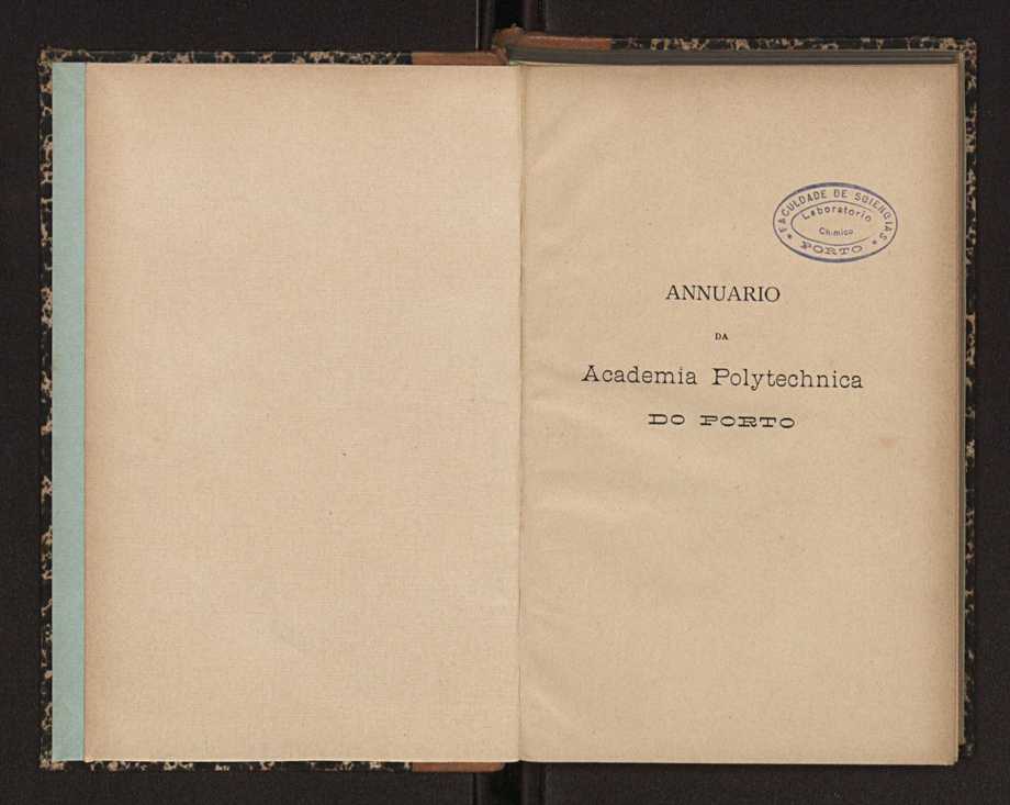 Annuario da Academia Polytechnica do Porto. A. 20 (1896-1897) / Ex. 2 2