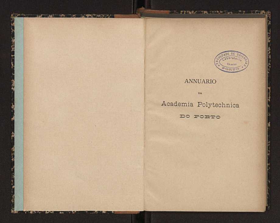 Annuario da Academia Polytechnica do Porto. A. 20 (1896-1897) / Ex. 2 2