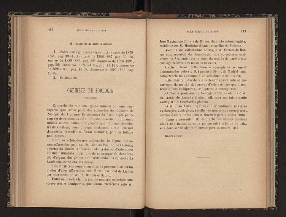 Annuario da Academia Polytechnica do Porto. A. 20 (1896-1897) / Ex. 2 76