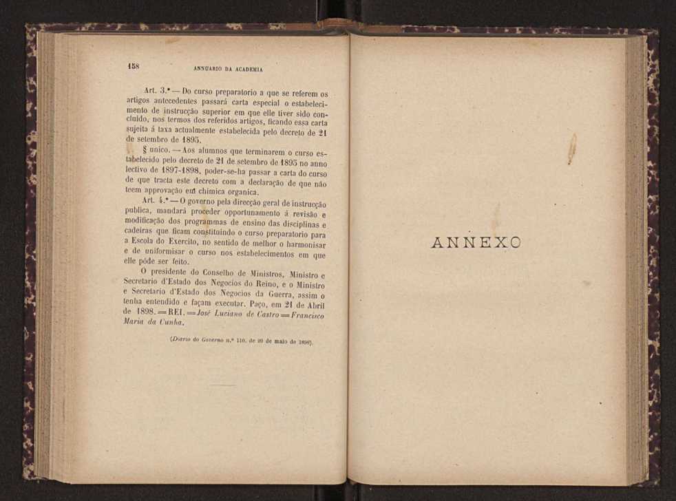Annuario da Academia Polytechnica do Porto. A. 21 (1897-1898) / Ex. 2 83