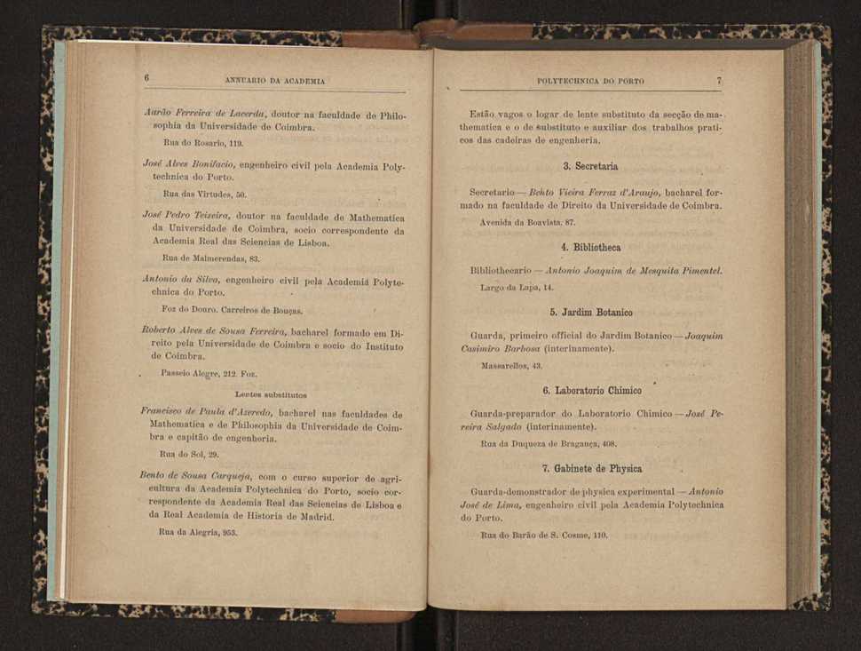 Annuario da Academia Polytechnica do Porto. A. 22 (1898-1899) / Ex. 2 11