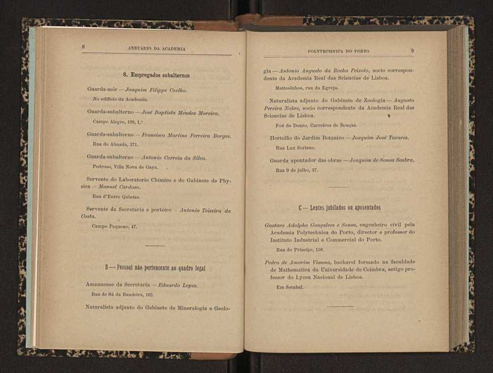 Annuario da Academia Polytechnica do Porto. A. 22 (1898-1899) / Ex. 2 12