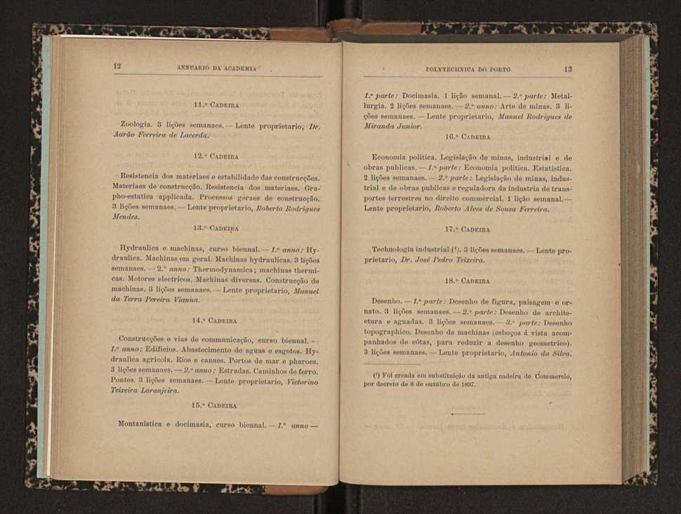 Annuario da Academia Polytechnica do Porto. A. 22 (1898-1899) / Ex. 2 14