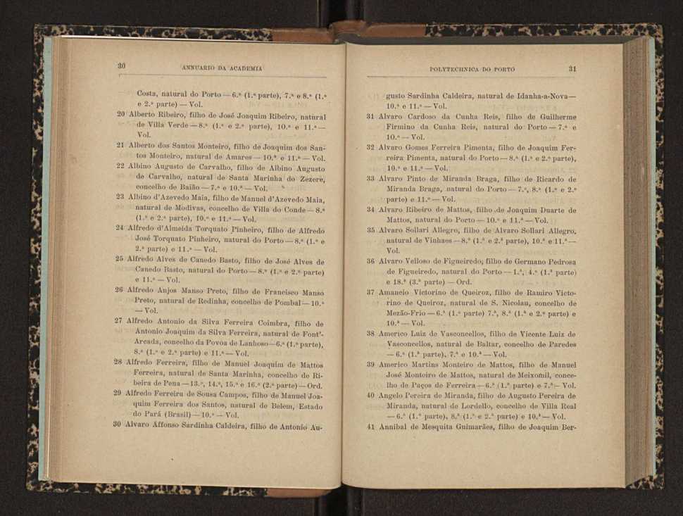 Annuario da Academia Polytechnica do Porto. A. 22 (1898-1899) / Ex. 2 23