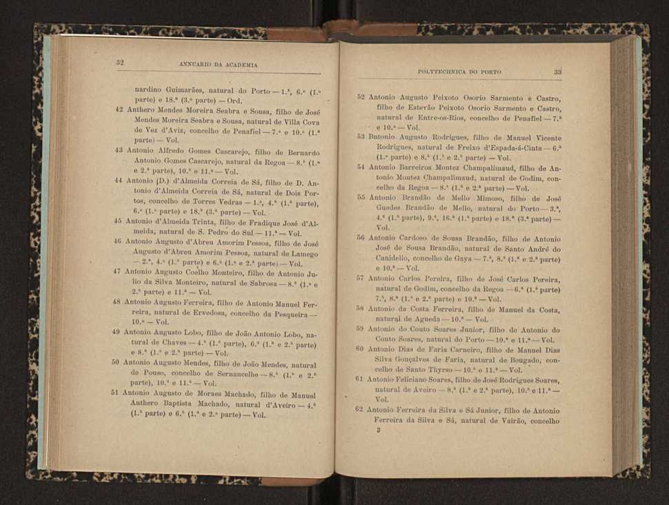 Annuario da Academia Polytechnica do Porto. A. 22 (1898-1899) / Ex. 2 24