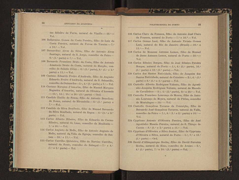 Annuario da Academia Polytechnica do Porto. A. 22 (1898-1899) / Ex. 2 27