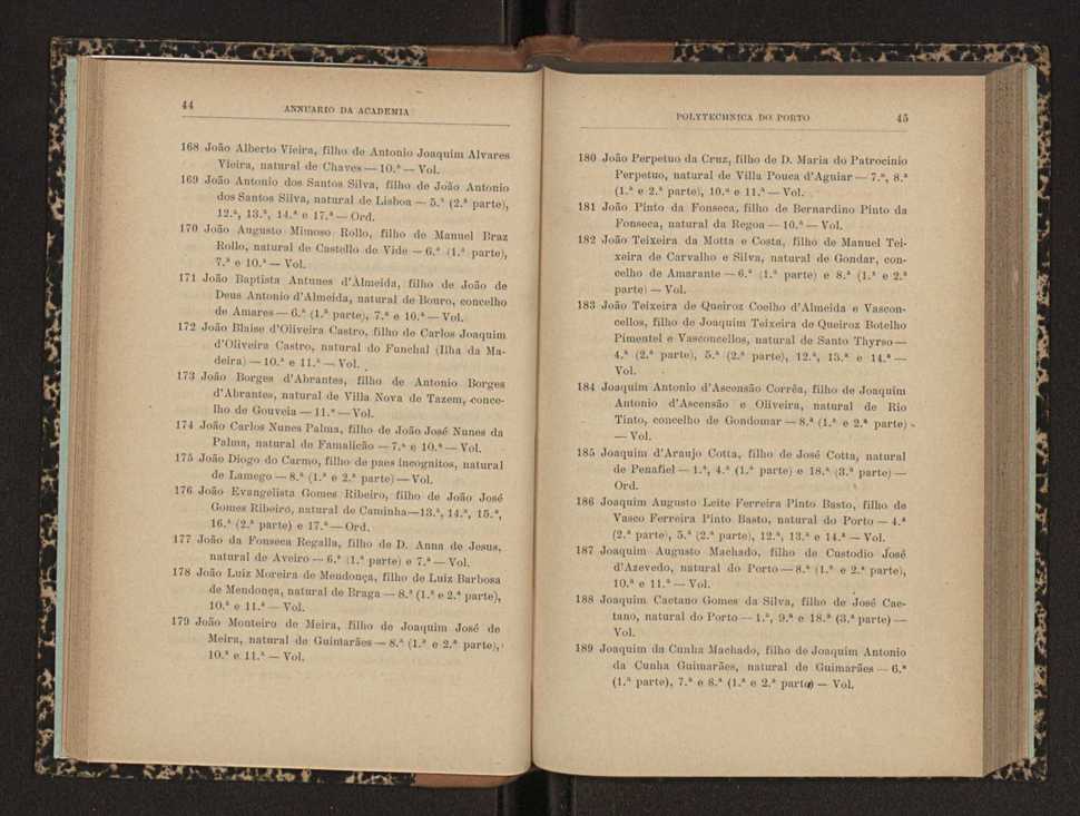 Annuario da Academia Polytechnica do Porto. A. 22 (1898-1899) / Ex. 2 30