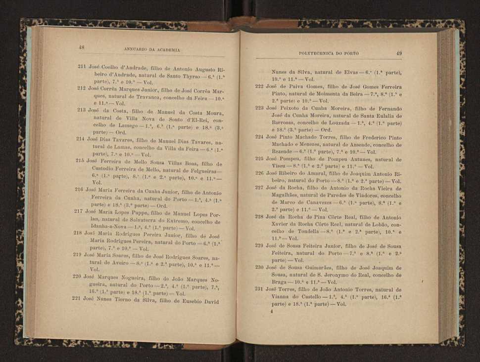Annuario da Academia Polytechnica do Porto. A. 22 (1898-1899) / Ex. 2 32
