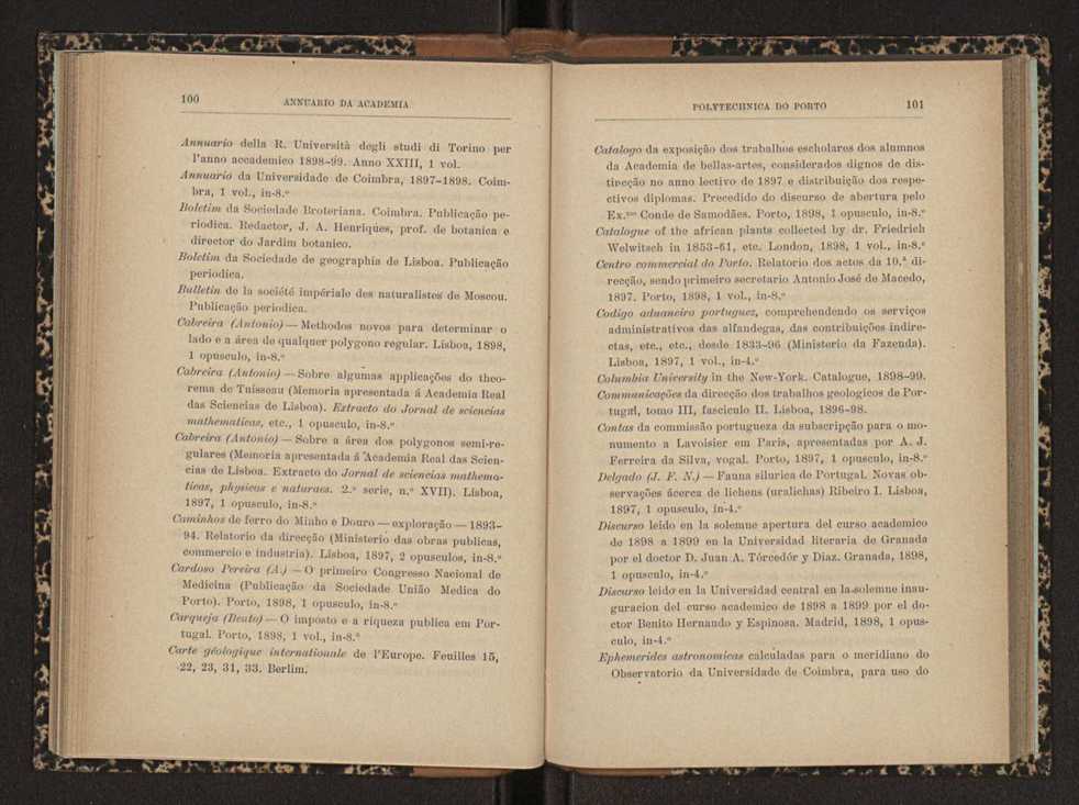 Annuario da Academia Polytechnica do Porto. A. 22 (1898-1899) / Ex. 2 59