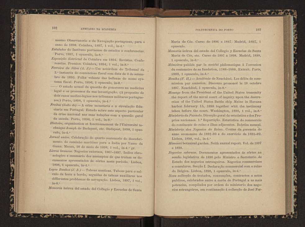 Annuario da Academia Polytechnica do Porto. A. 22 (1898-1899) / Ex. 2 60