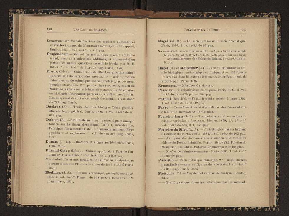 Annuario da Academia Polytechnica do Porto. A. 22 (1898-1899) / Ex. 2 83