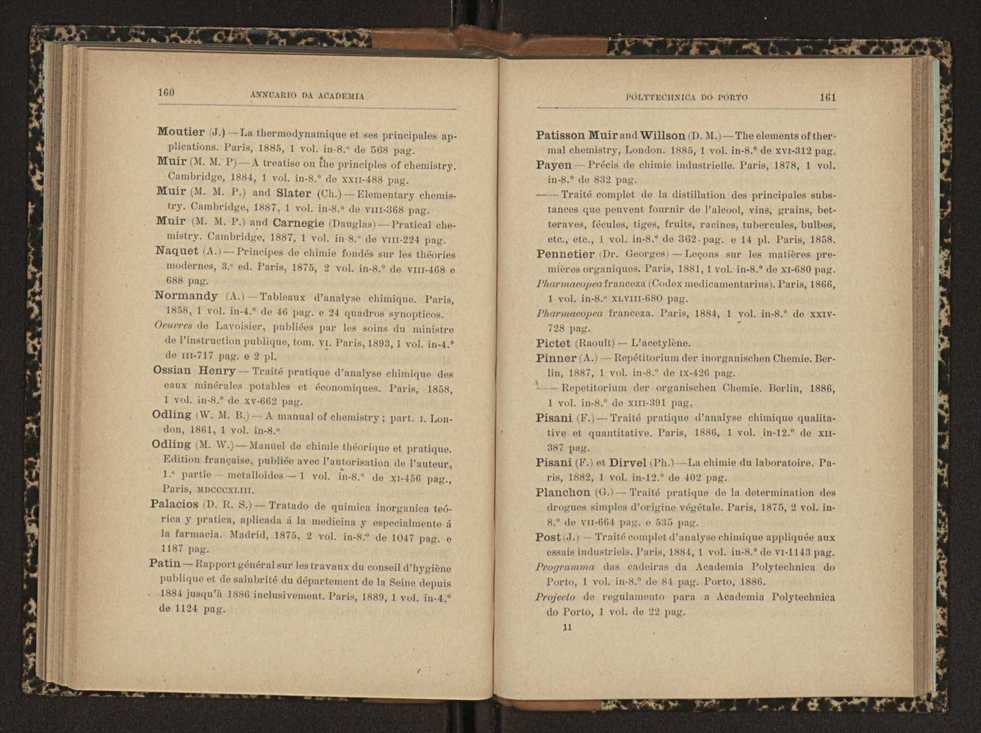 Annuario da Academia Polytechnica do Porto. A. 22 (1898-1899) / Ex. 2 89