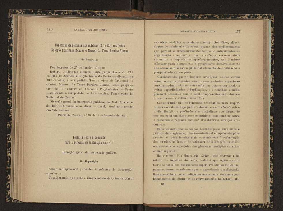 Annuario da Academia Polytechnica do Porto. A. 22 (1898-1899) / Ex. 2 95