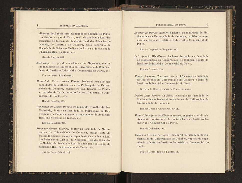 Annuario da Academia Polytechnica do Porto. A. 23 (1899-1900) / Ex. 2 7