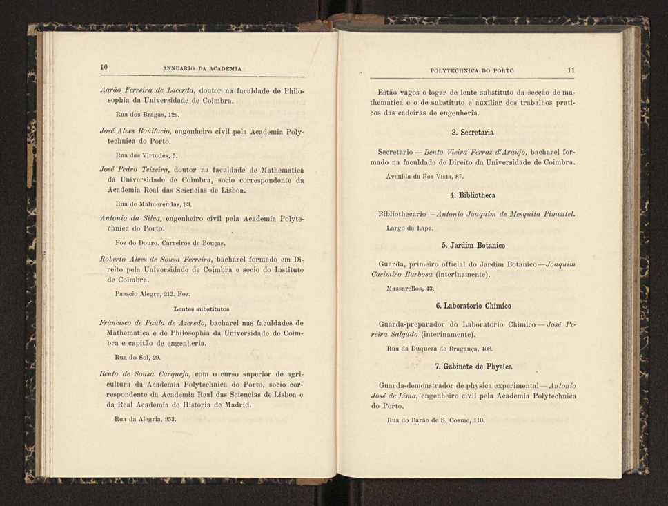 Annuario da Academia Polytechnica do Porto. A. 23 (1899-1900) / Ex. 2 8