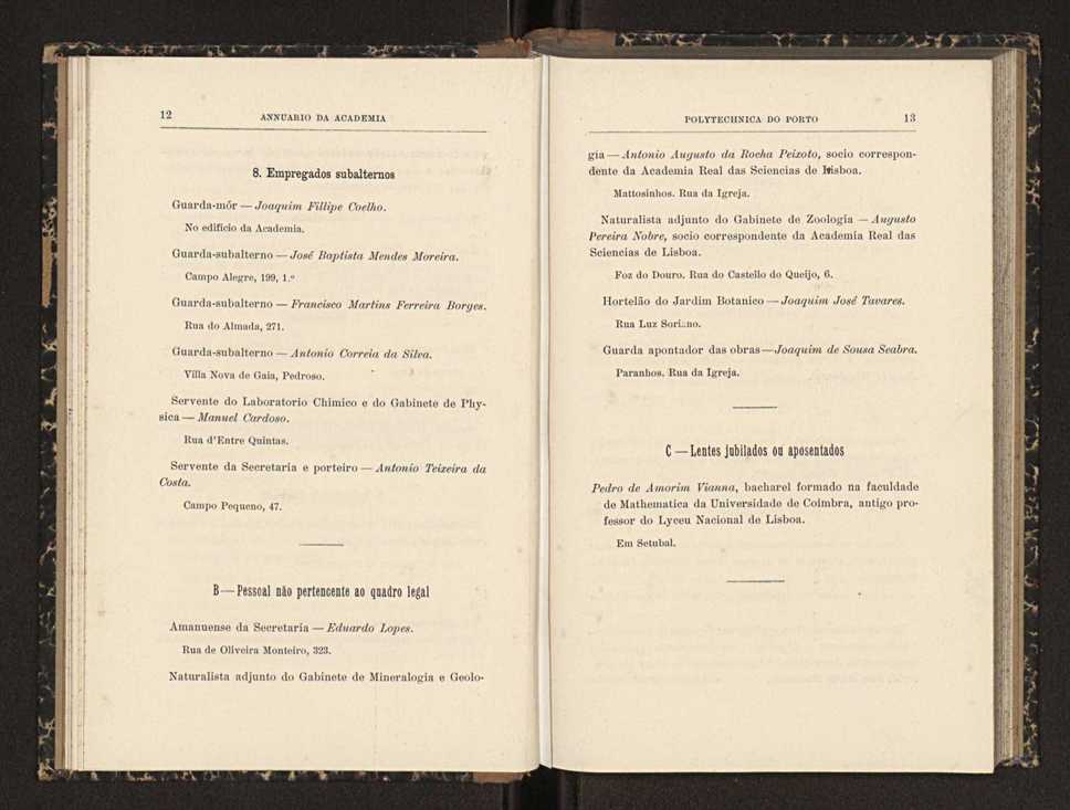 Annuario da Academia Polytechnica do Porto. A. 23 (1899-1900) / Ex. 2 9