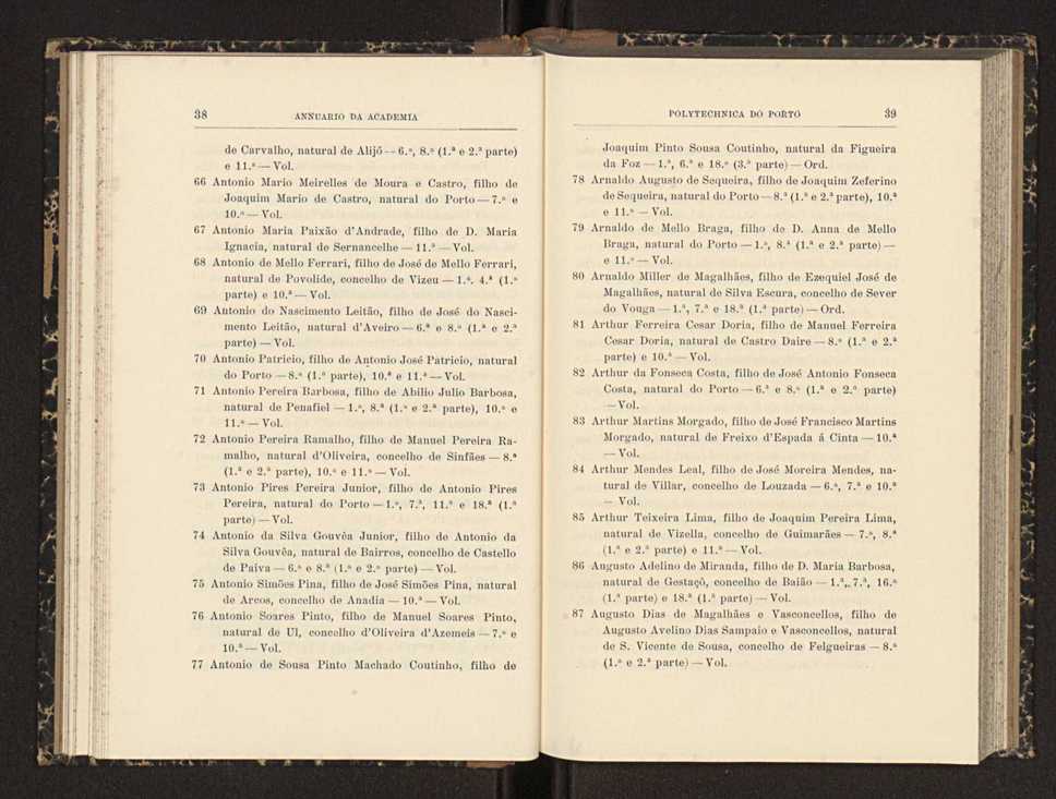 Annuario da Academia Polytechnica do Porto. A. 23 (1899-1900) / Ex. 2 22