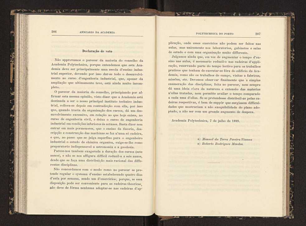 Annuario da Academia Polytechnica do Porto. A. 23 (1899-1900) / Ex. 2 107