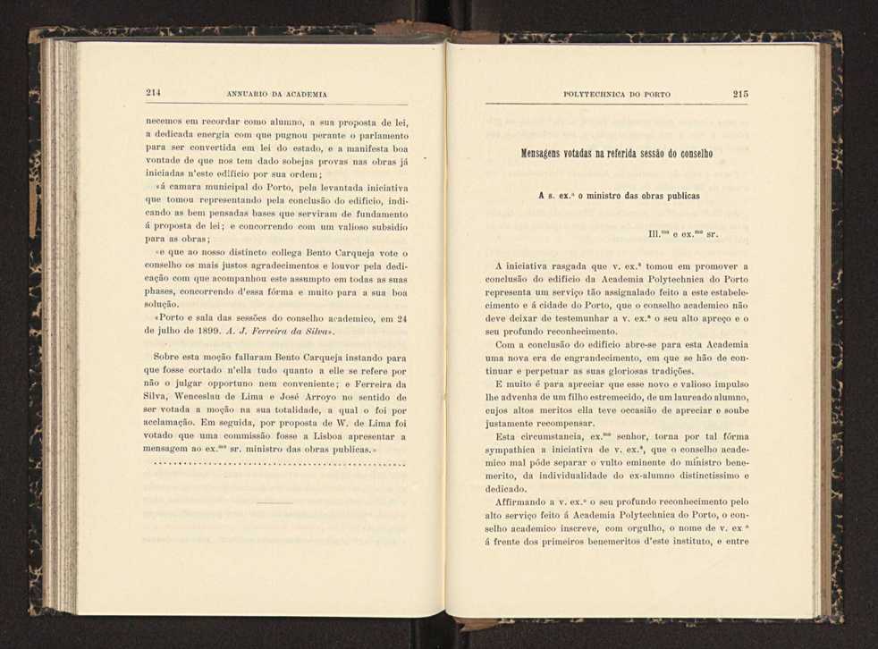 Annuario da Academia Polytechnica do Porto. A. 23 (1899-1900) / Ex. 2 111