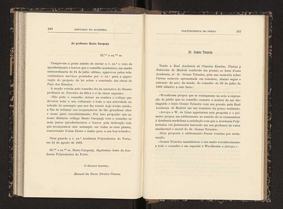 Annuario da Academia Polytechnica do Porto. A. 23 (1899-1900) / Ex. 2 114