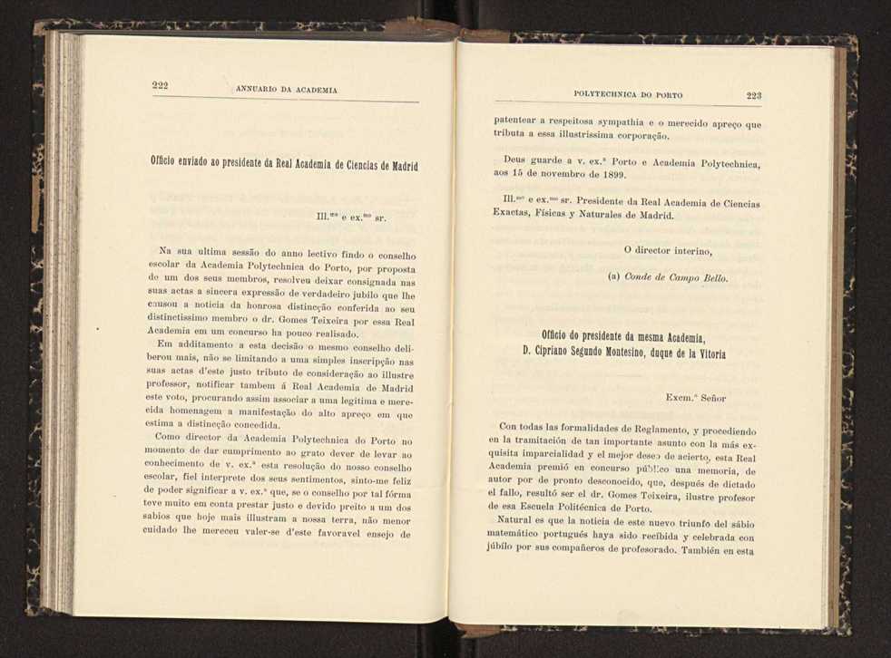 Annuario da Academia Polytechnica do Porto. A. 23 (1899-1900) / Ex. 2 115