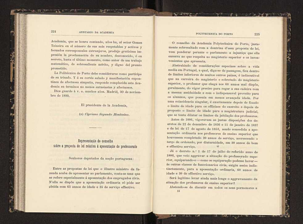 Annuario da Academia Polytechnica do Porto. A. 23 (1899-1900) / Ex. 2 116