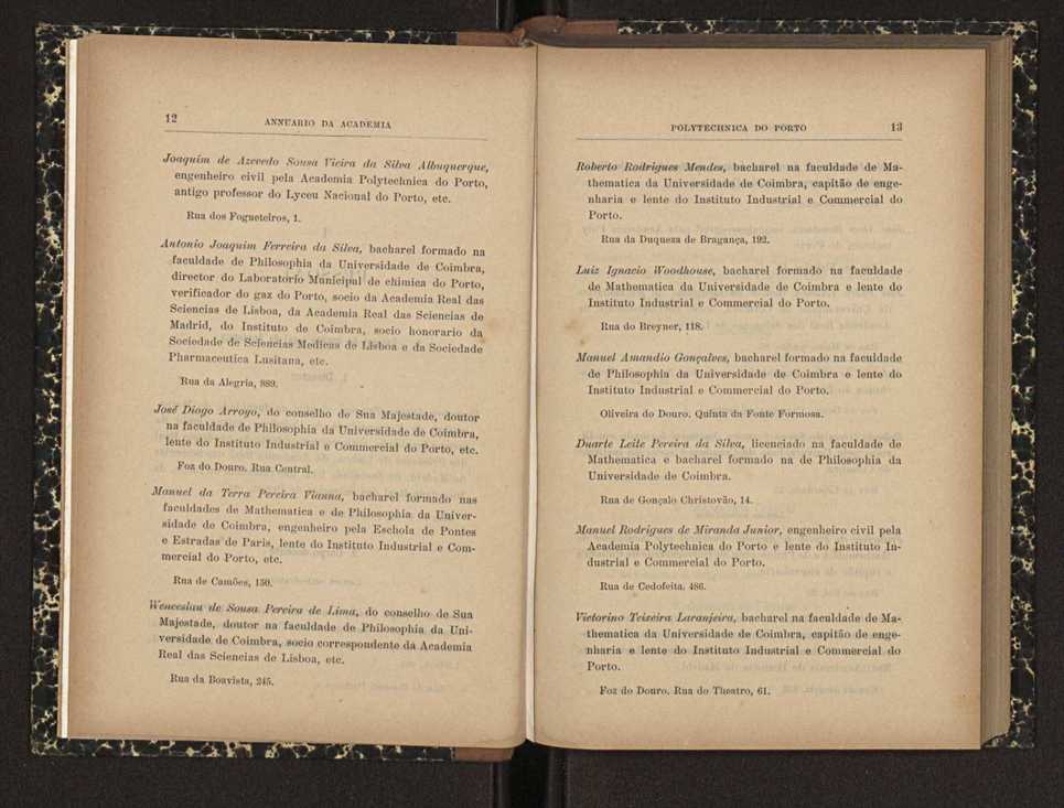 Annuario da Academia Polytechnica do Porto. A. 24 (1900-1901) / Ex. 2 8