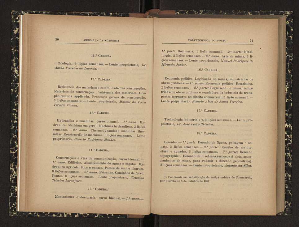 Annuario da Academia Polytechnica do Porto. A. 24 (1900-1901) / Ex. 2 12
