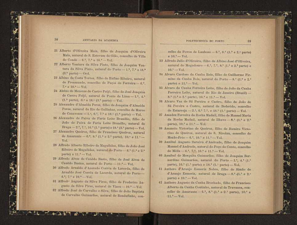 Annuario da Academia Polytechnica do Porto. A. 24 (1900-1901) / Ex. 2 21