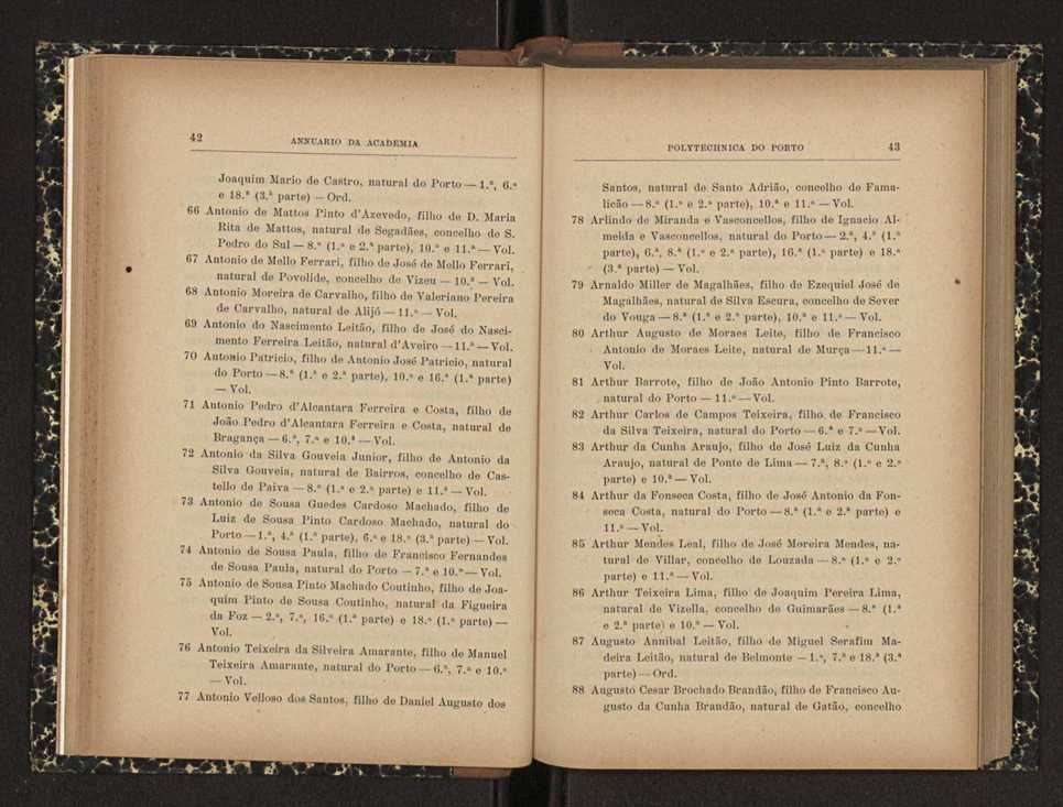 Annuario da Academia Polytechnica do Porto. A. 24 (1900-1901) / Ex. 2 23