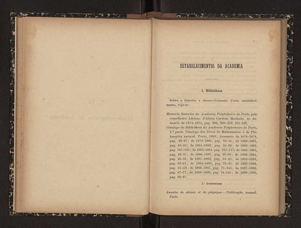 Annuario da Academia Polytechnica do Porto. A. 24 (1900-1901) / Ex. 2 38
